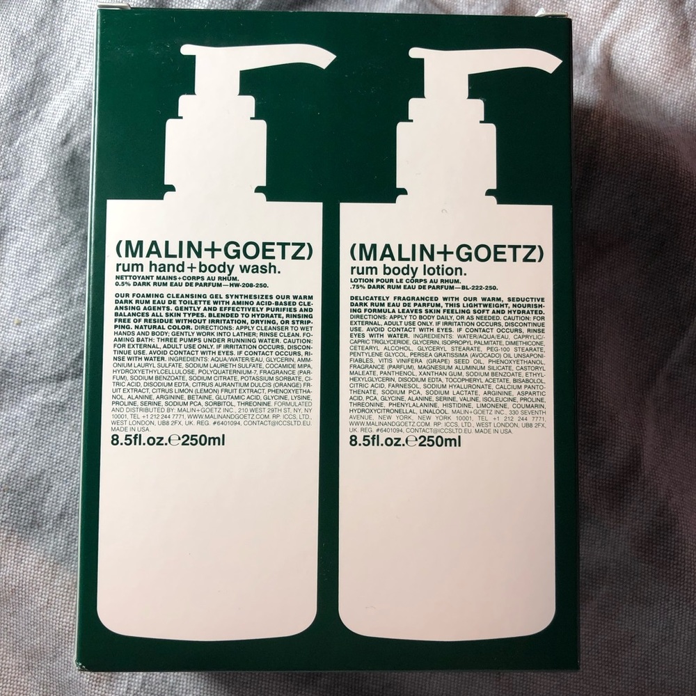 MALIN + GOETZ New Rum Hand Wash and Lotion Set - Picture 2 of 4